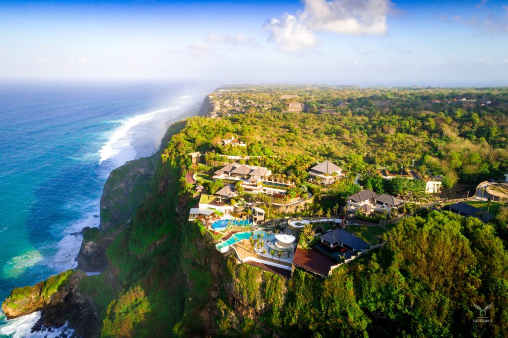 The Edge, Uluwatu in Bali. One of the world's best infinity pools on the edge of the cliff.   