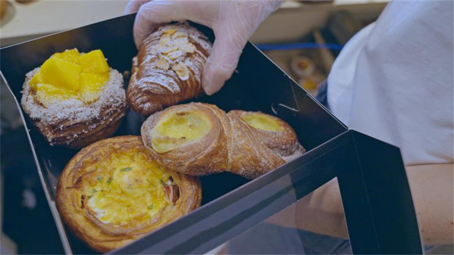 Pastries available at Sprout Artisan Bakery, a must-visit destination perfect for what to do over a two-day itinerary in Brisbane 