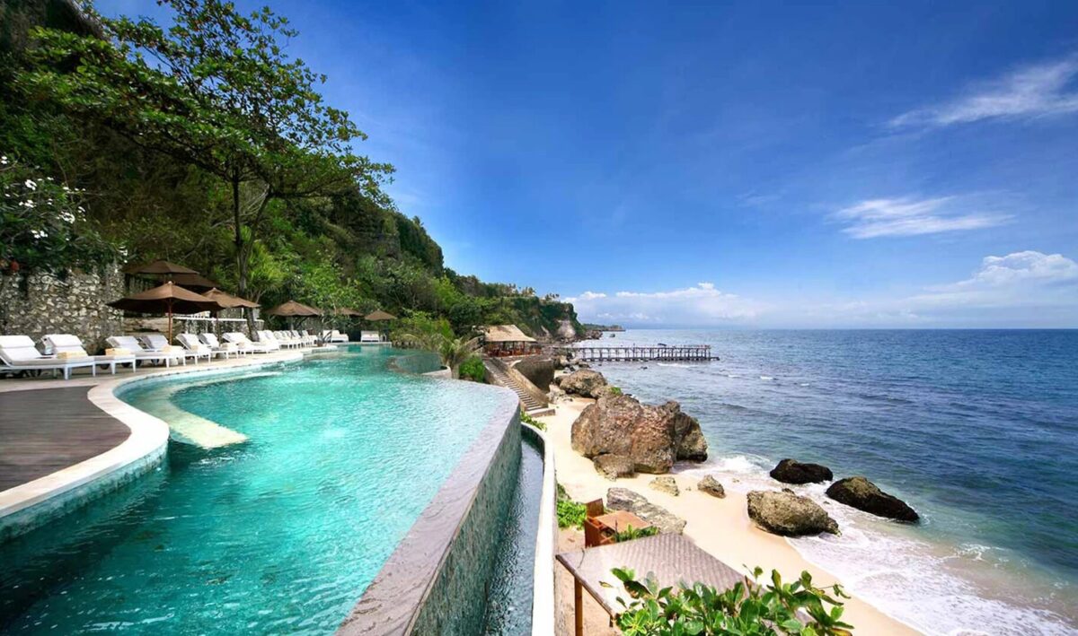 The beachfront and pool at AYANA Bali Estate - Luxury Escapes