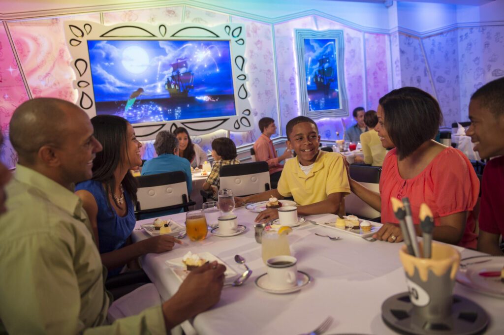 Animator's Palate Restaurant onboard Disney Wonder cruise - Luxury Escapes