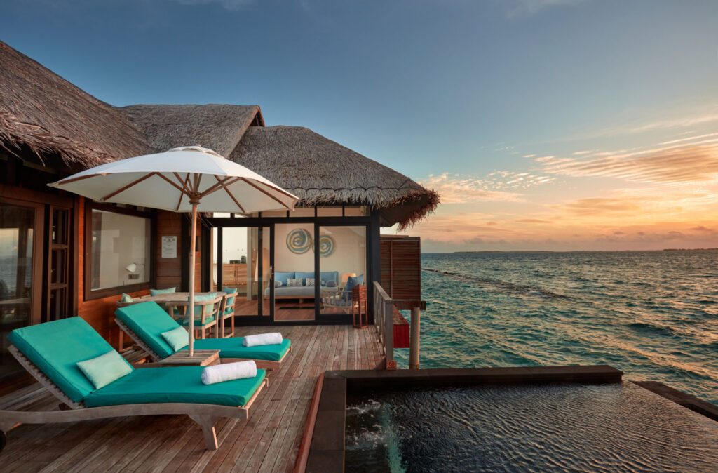 Sunset Water Villa at JA Manafaru, best resort for honeymooners - Luxury Escapes 