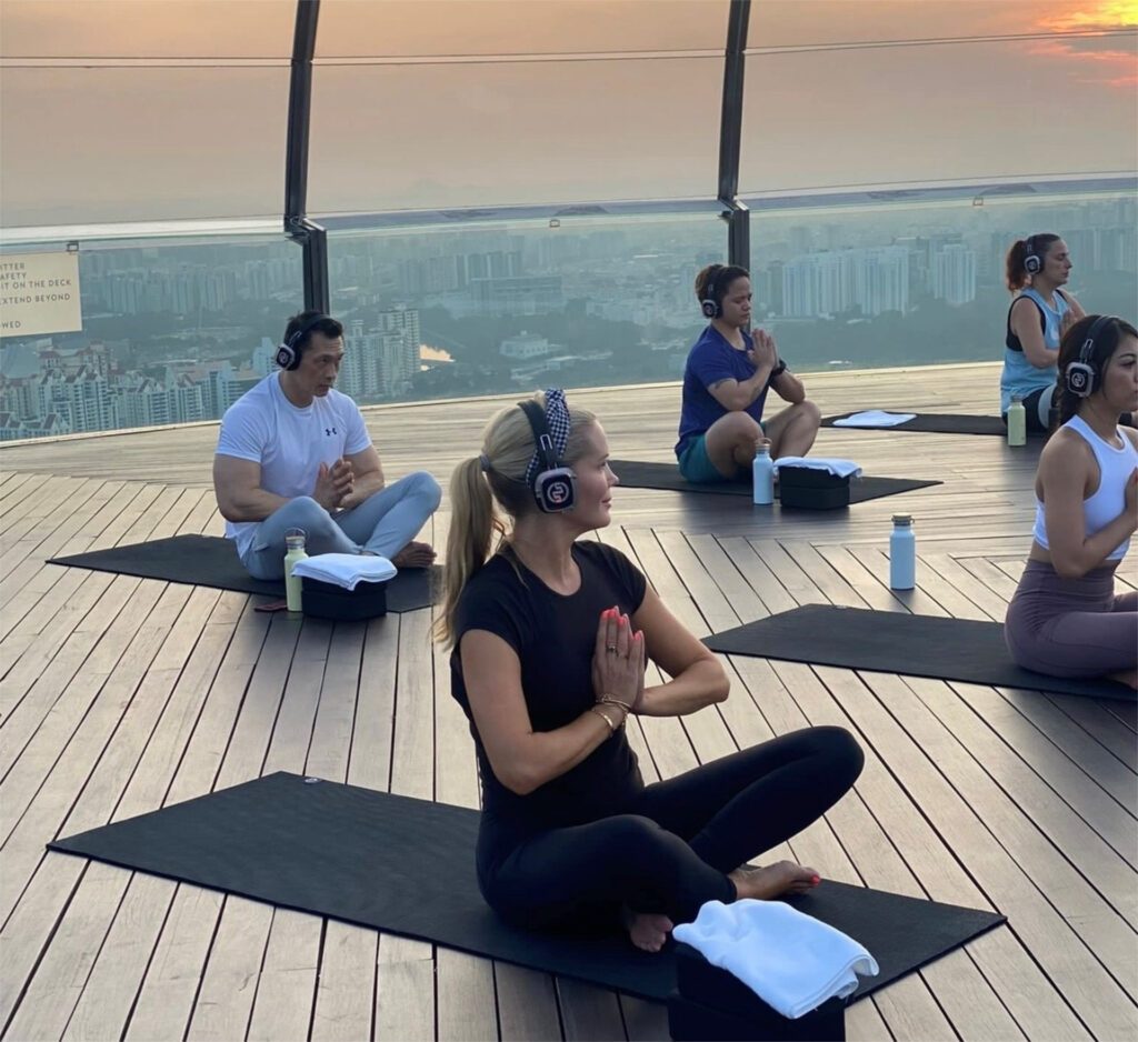 Skypark Yoga by Virgin Active, one of the best experiences for adults in Singapore - Luxury Escapes. 