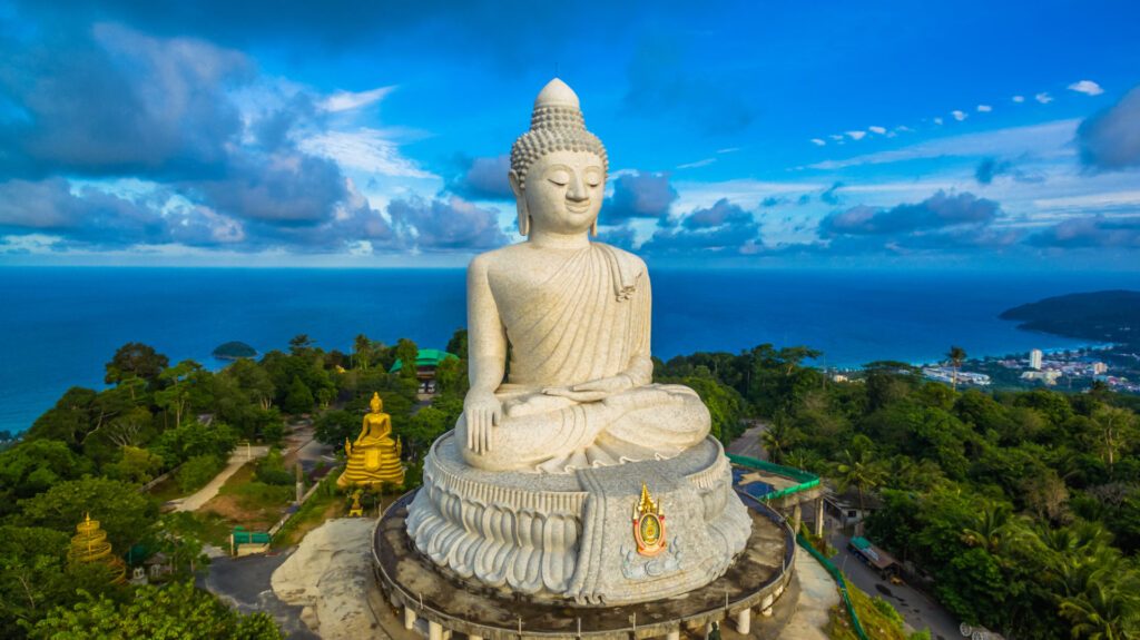 Phuket's Big Buddha, a spectacular sight easily accessible by direct flight to Thailand from Australia - Luxury Escapes