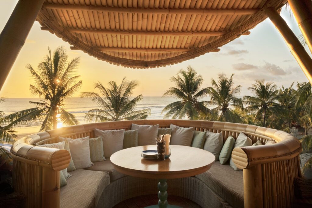 Sunset at the Azul Beach Club (image used with permission) - Luxury Escapes