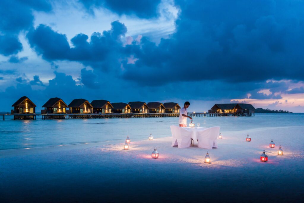 Romantic dining at Maldives’ Top Boutique Resort Brand for Understated Luxury - Luxury Escapes 