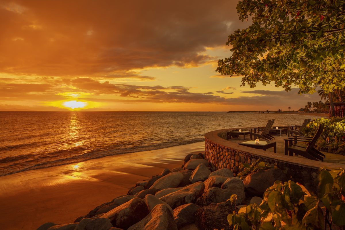 A sunset shot of Fiji at Radisson Blu Resort - Luxury Escapes