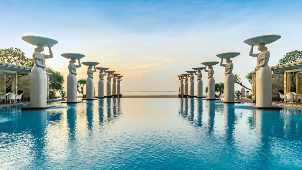 The main pool at The Mulia, one of the best resorts in Bali - Luxury Escapes