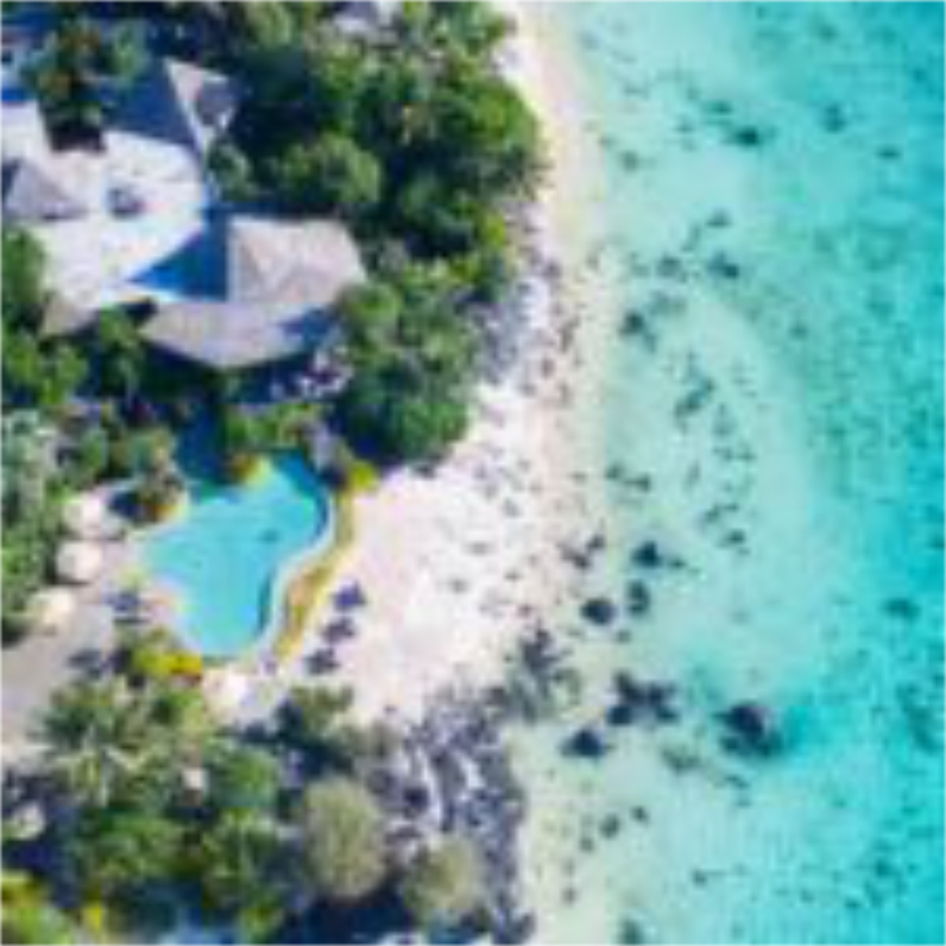 Aerial shot of Pacific Resort Aitutaki||||||