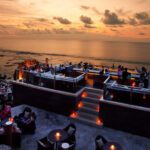 An aerial view of Rockbar, one of the best rooftop bars in Bali - Luxury Escapes