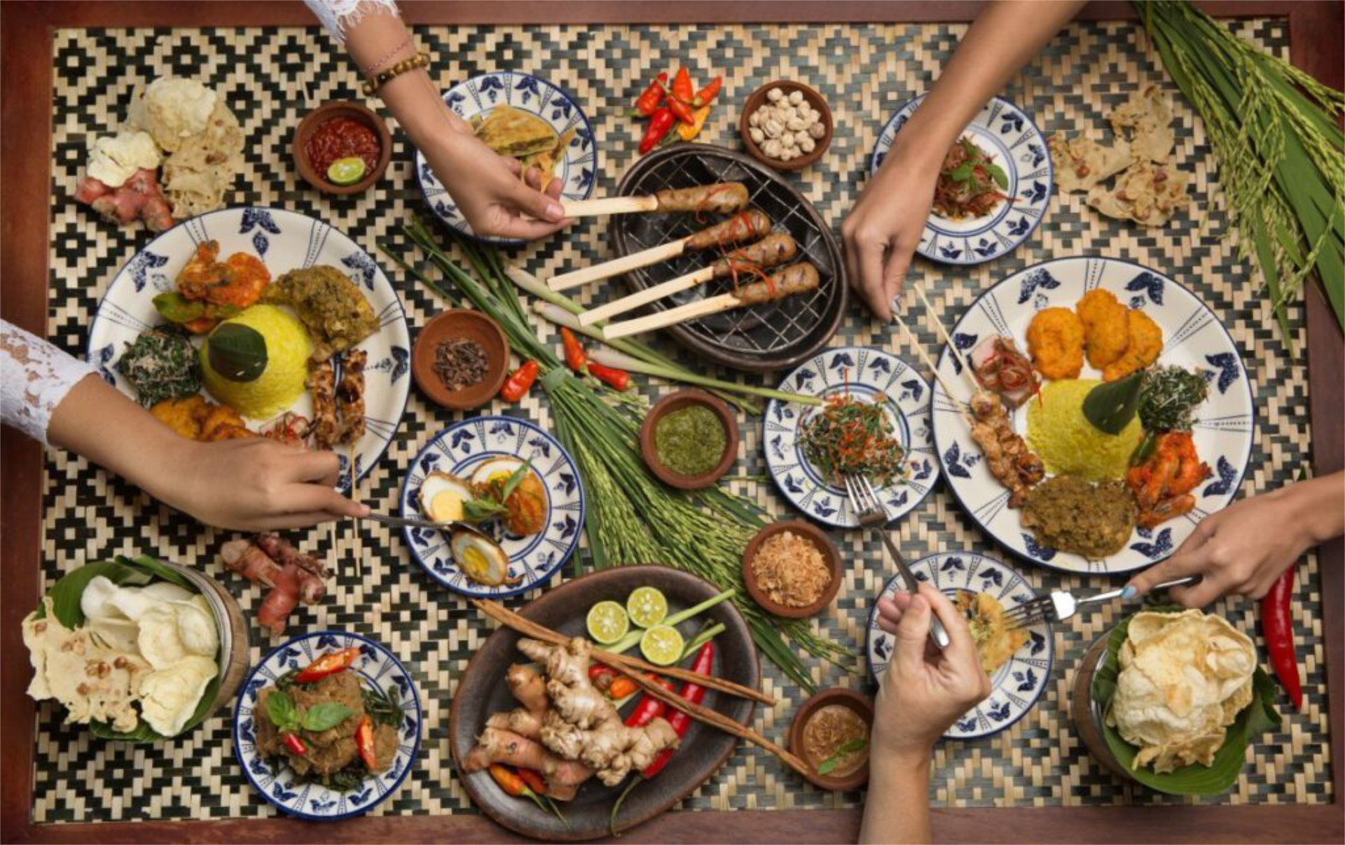 An image of Balinese cuisine, to illustrate an article on Bali's best restaurants