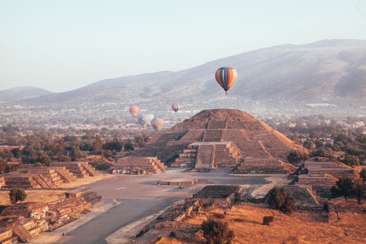 A shot of the gorgeous Teotihuacan, an iconic city of Mexico