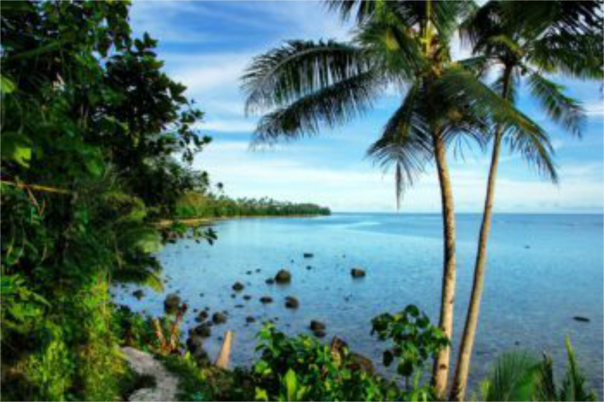 Tavenui Island in Fiji