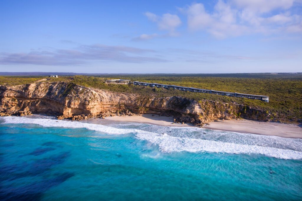 A view of the previous Southern Ocean lodge on Kangaroo Island, one of the best luxury lodges in Australia - Luxury Escapes