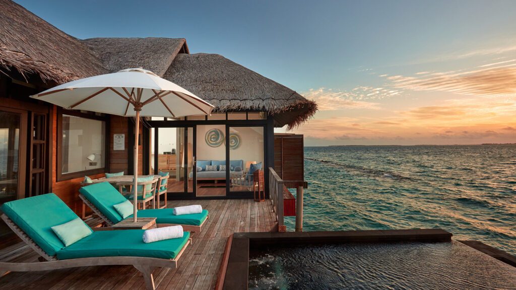 Sunset overwater villa at JA Manafaru - Dream by Luxury Escapes