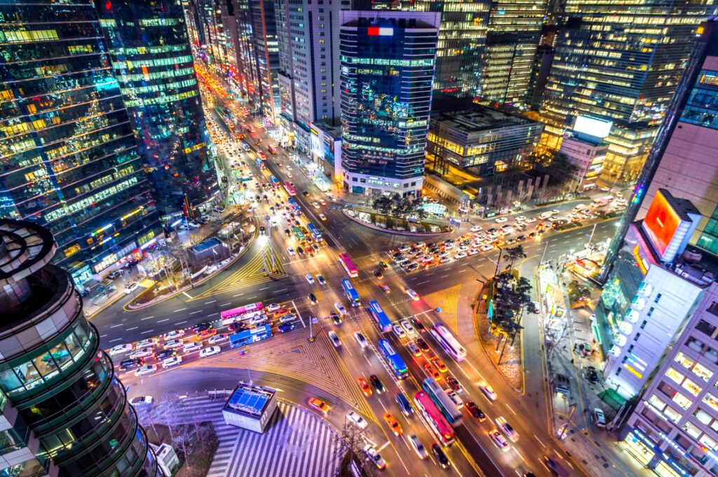 Gangnam can't be skipped when planning a Seoul escape, with glittering buildings, designer shopping and energetic nightclubs. 