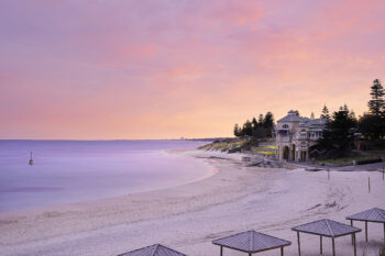Sunset at Cottesloe Beach, one of the best beaches within two hours of Perth - Luxury Escapes