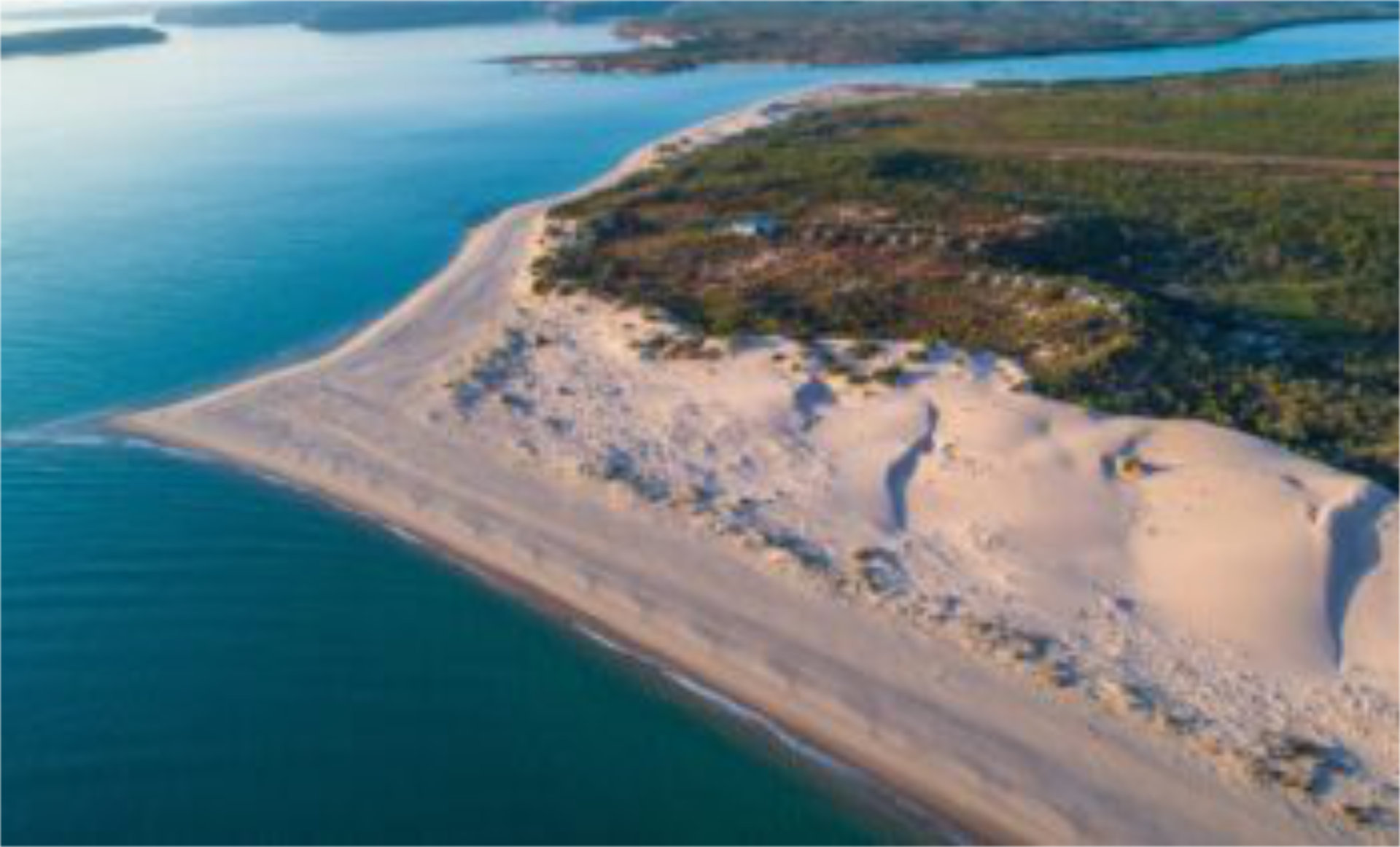 An aerial view of Berkeley River Lodge in Western Australia's Kimberley, one of the best luxury lodges in Australia - Luxury Escapes