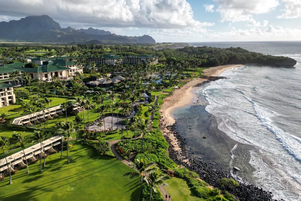Poʻipū South Shore, Kauaʻi, Hawaiʻi.