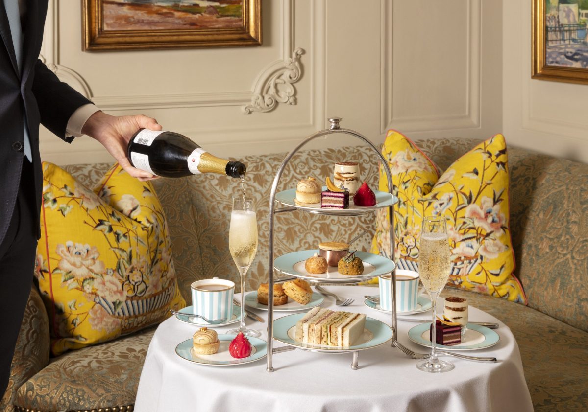 After tea at The Kensington Hotel, London, one of the world's best afternoon teas.