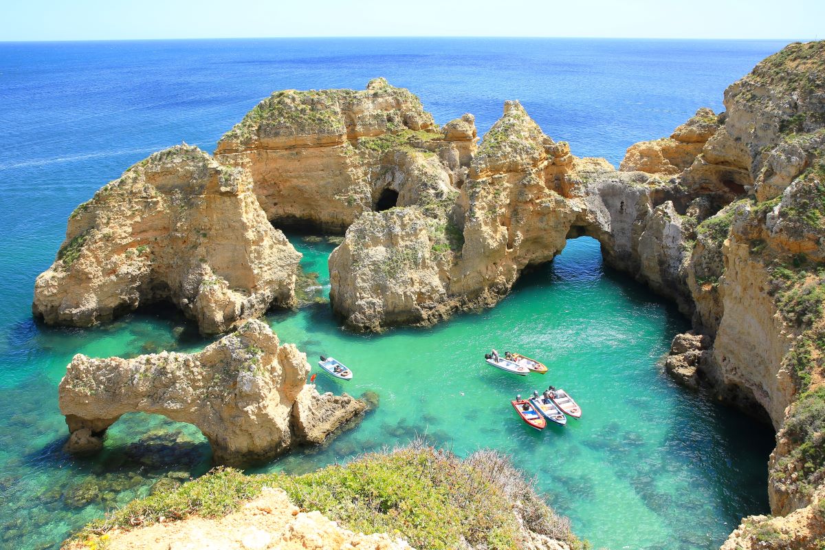 Alrgarve coast, Portugal