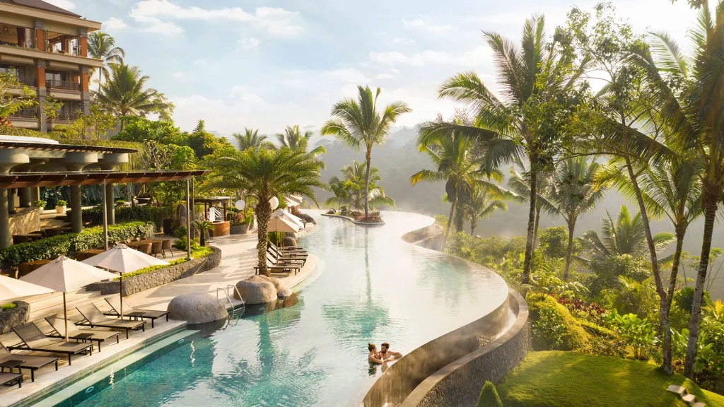 The pool at Padma Resort Ubud.