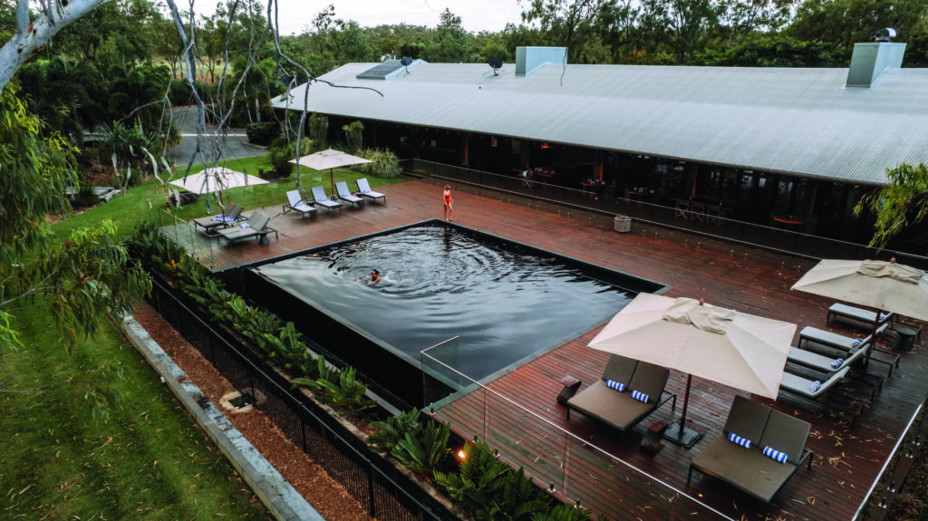 Mt Mulligan Lodge's pool, blending outback chic and contemporary design to create an unforgettable Australian experience - Luxury Escapes