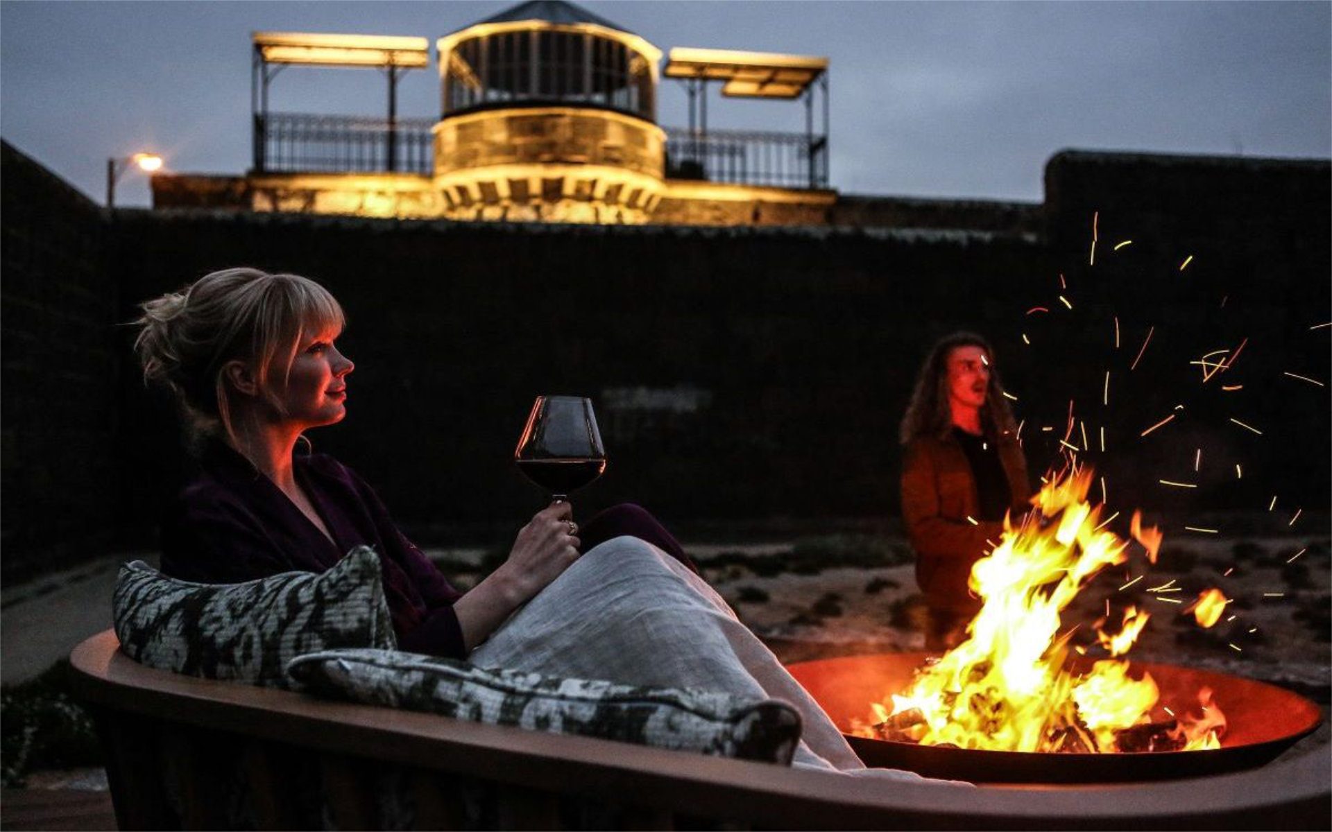 The outdoor area at The Interlude, a new Melbourne luxury hotel - Luxury Escapes