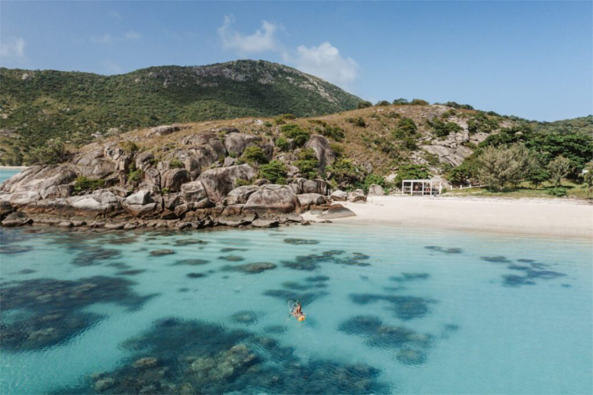 Ariel view of the Lizard Island - Luxury Escapes