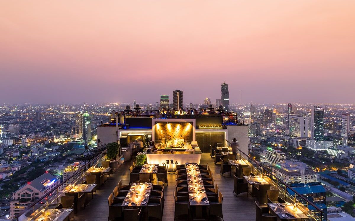 Skyline views from Moon Bar, one of Bangkok's best rooftop spots - Luxury Escapes