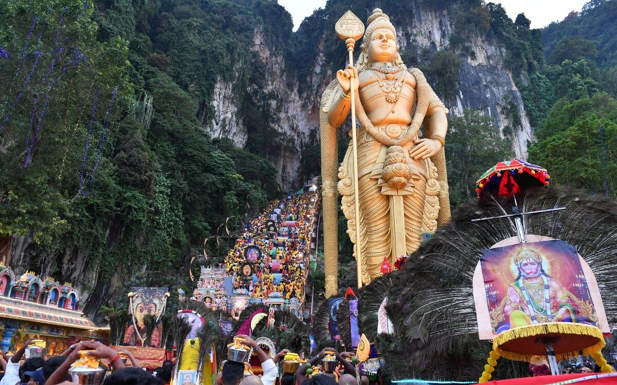 Just outside Kuala Lumpur, the spectacular Batu Caves are a must-see on your list of Malaysia experiences - Luxury Escapes