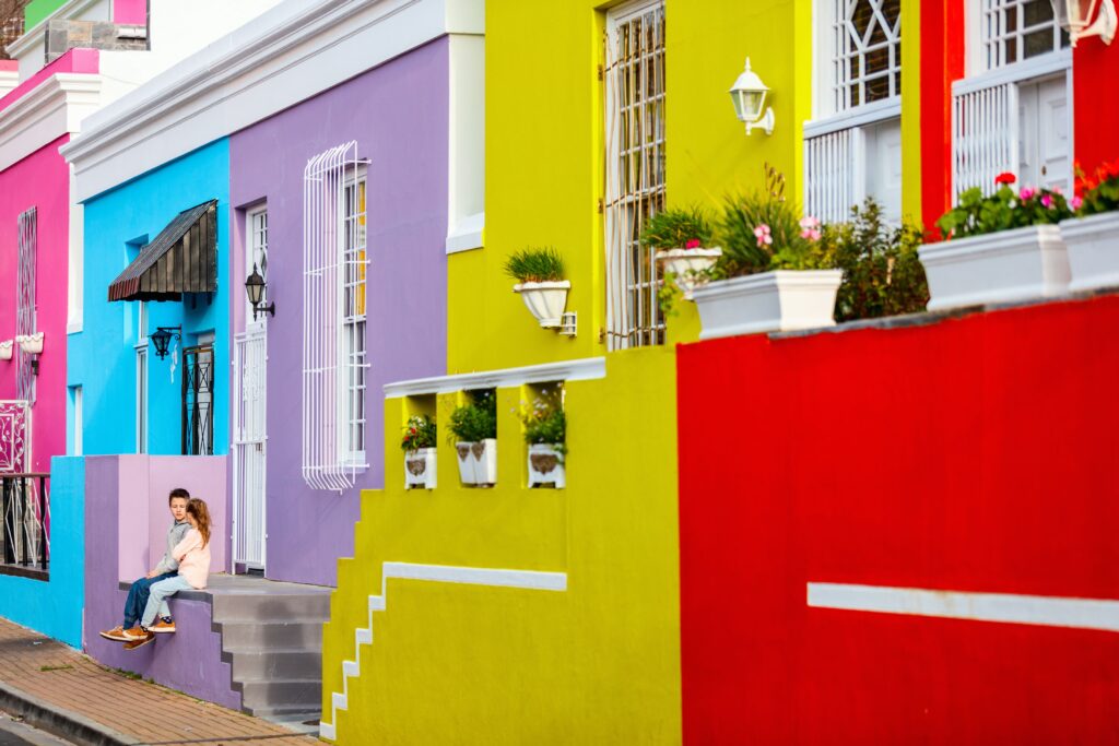 The colourful houses of Bo-Kaap, a place to visit when you spend a week in Cape Town - Luxury Escapes