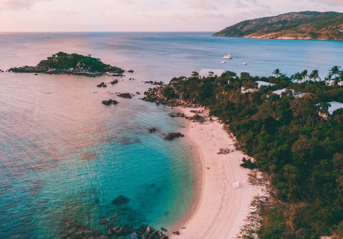 Aerial view of Lizard Island's stunning coastline, perfect for relaxing and exploring - Luxury Escapes