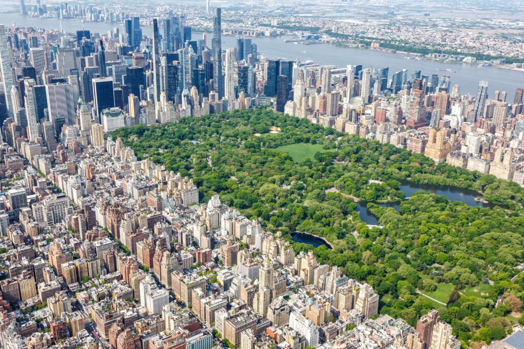Aerial view of Central Park - Luxury Escapes 