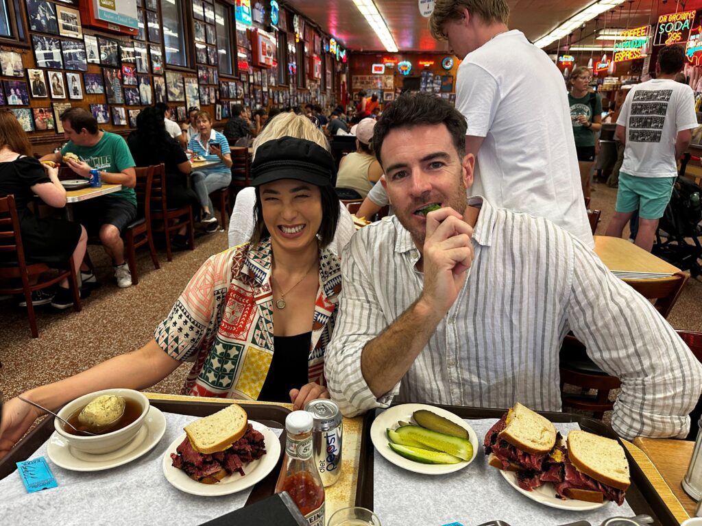 Melissa Leong and actor Ben Lawson's guide to New York at a deli - Luxury Escapes 