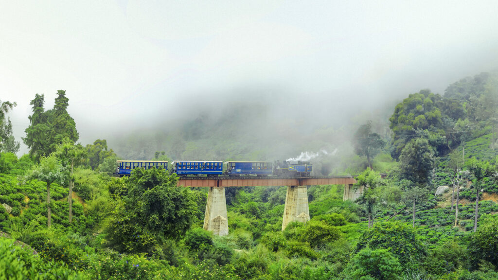 The UNESCO World Heritage Site-listed Nilgiri Mountain Railway, from Mettupalayam to Ooty, one of the best things to do in Ooty