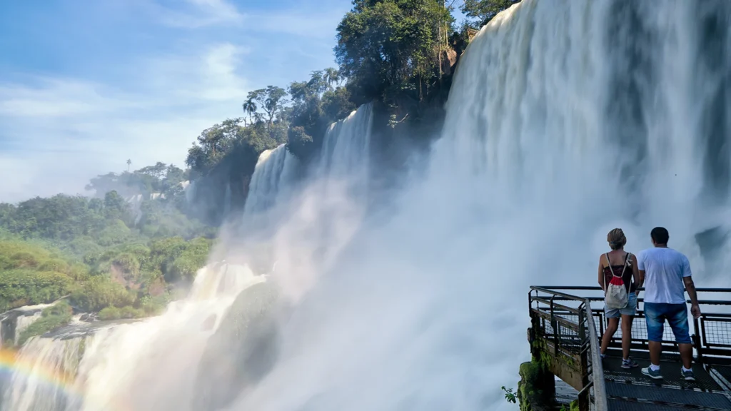 Iguazu Falls between Brazil and Argentina, one of the best places to travel on a Luxury Escapes tour