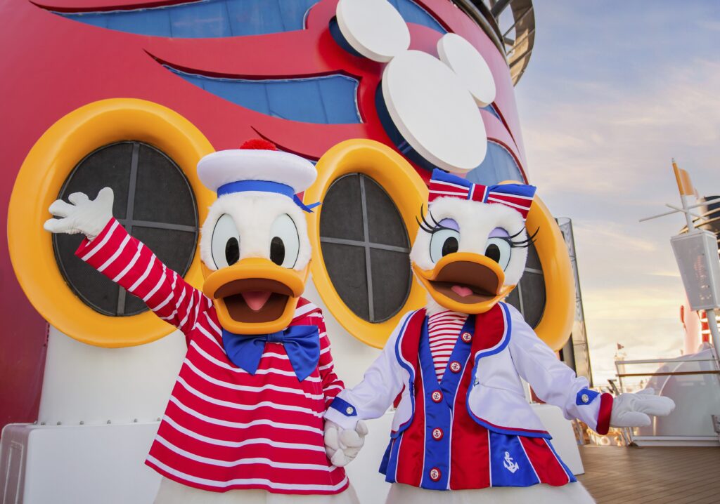 Captain Mickey and Minnie aboard a Disney Cruise Line ship - Luxury Escapes