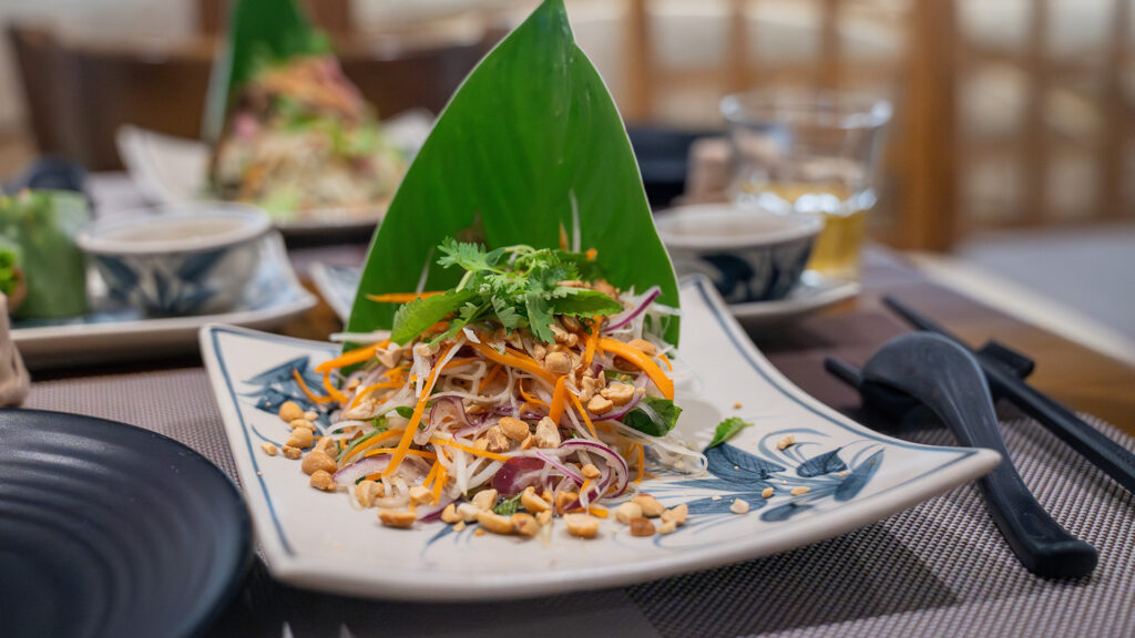 A delicious Vietnamese dish created in a cooking class in Hanoi - Luxury Escapes 