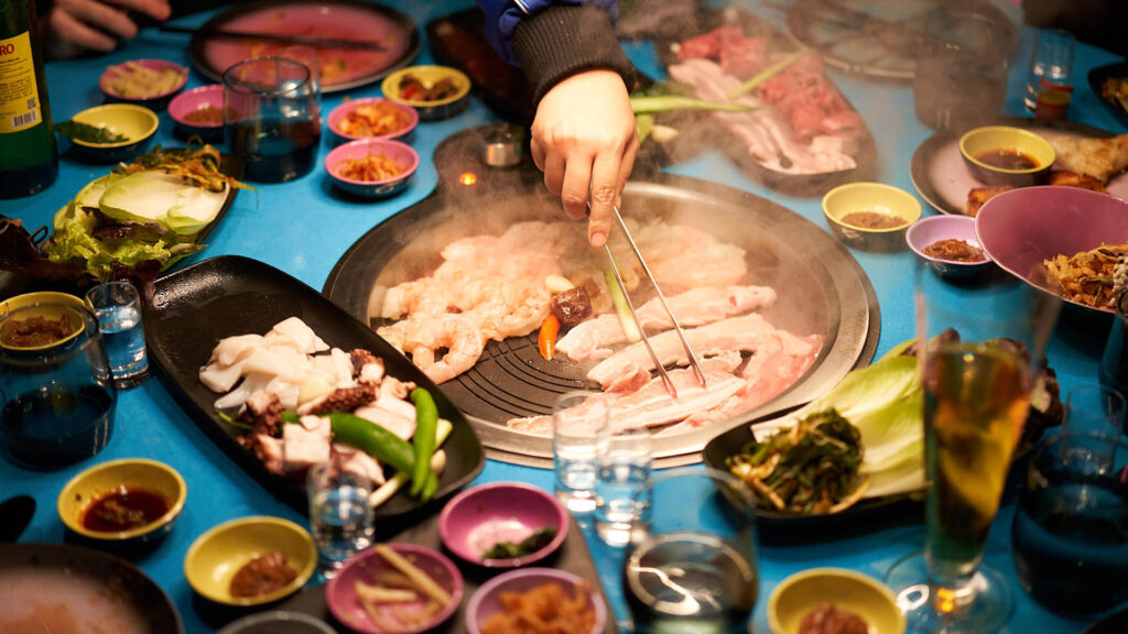 Onboard Korean barbecue restaurant, Gunbae.