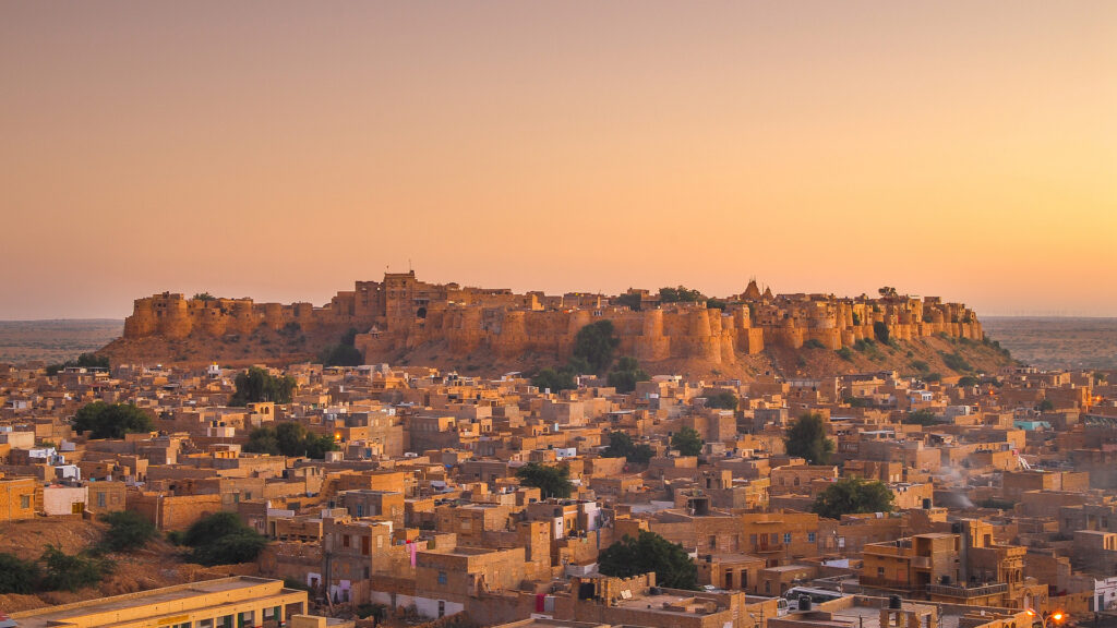 Jaisalmer Fort, Rajasthan is great for for a winter escape in India - Luxury Escapes.