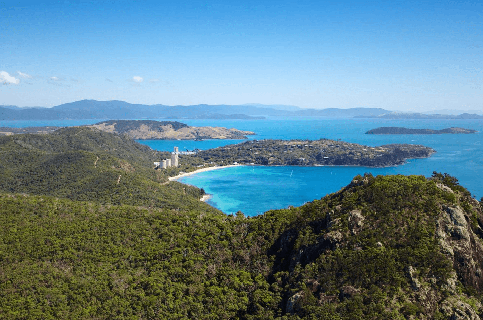 An aerial of Hamilton Island - Luxury Escapes