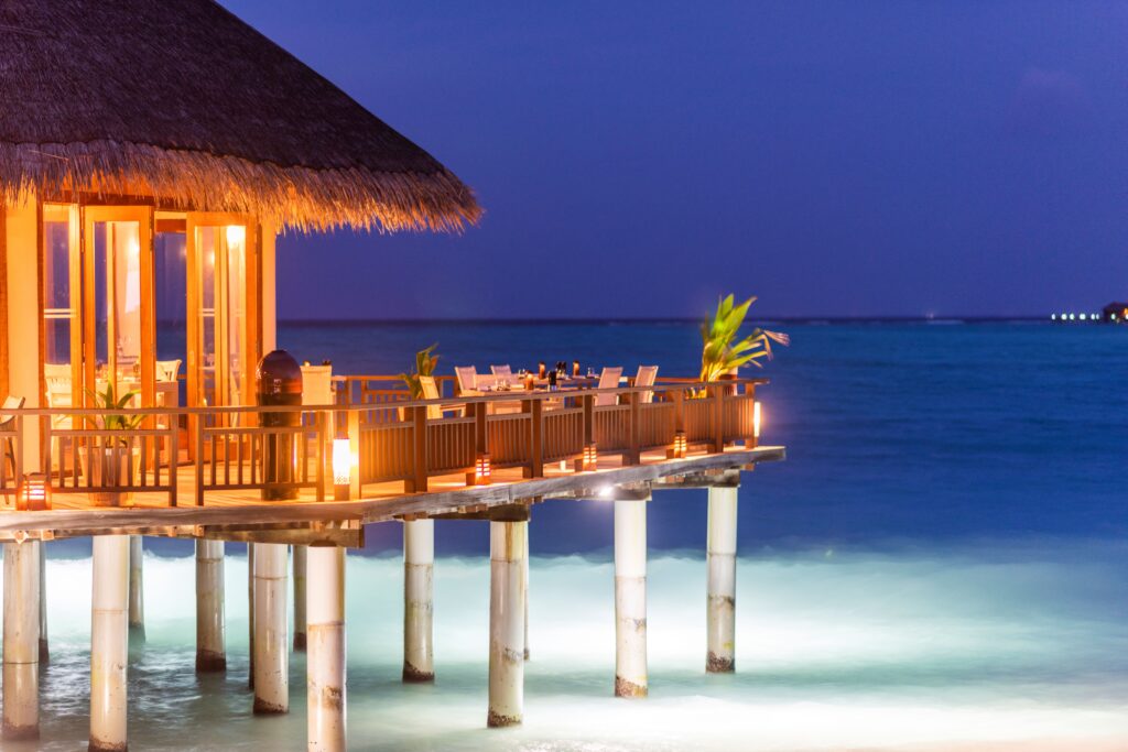 Samsara, the romantic restaurant at HIdeaway Resort & Spa Maldives