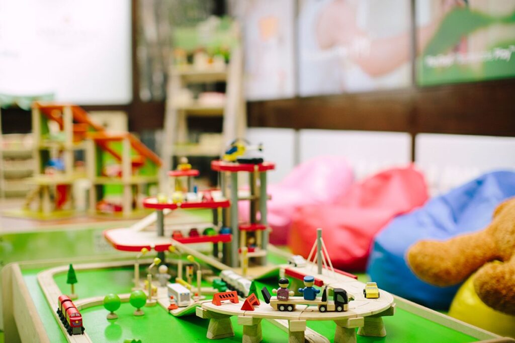 Children can play all day in Anantara Siam Bangkok's kid's club complete with a model train kit as part of one of Thailand's best kids clubs - Luxury Escapes
