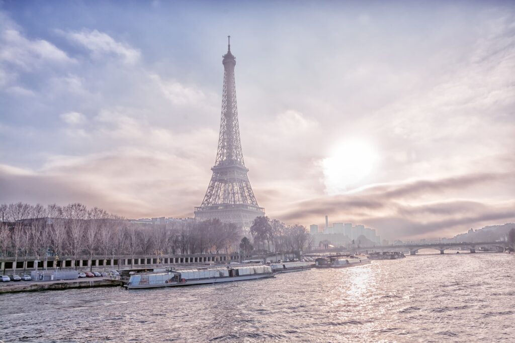 Paris in winter, one of the best places to enjoy winter in Europe.