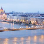 A shot of Budapest and the river, a destination dupe for Paris.