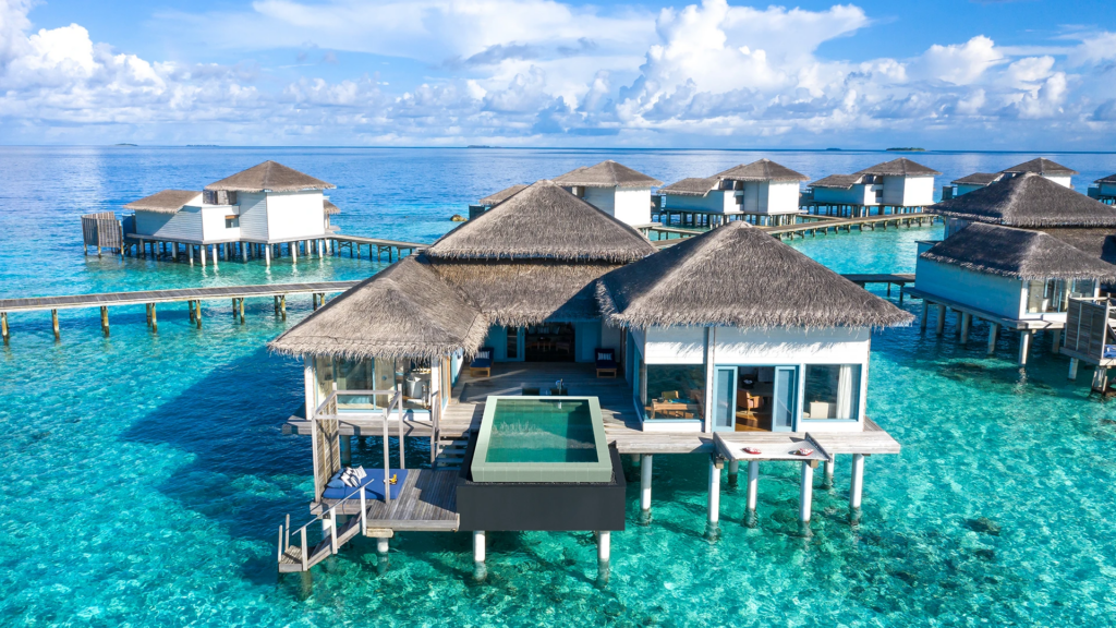 Sunset Overwater Villa with Pool, one of the places to stay at Raffles Maldives.
