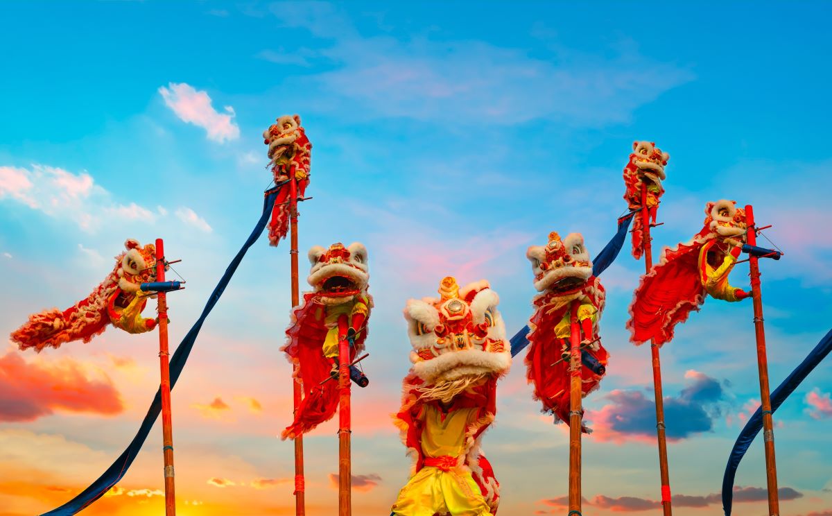 Dragon decorations for Lunar New Year celebrations - Luxury Escapes