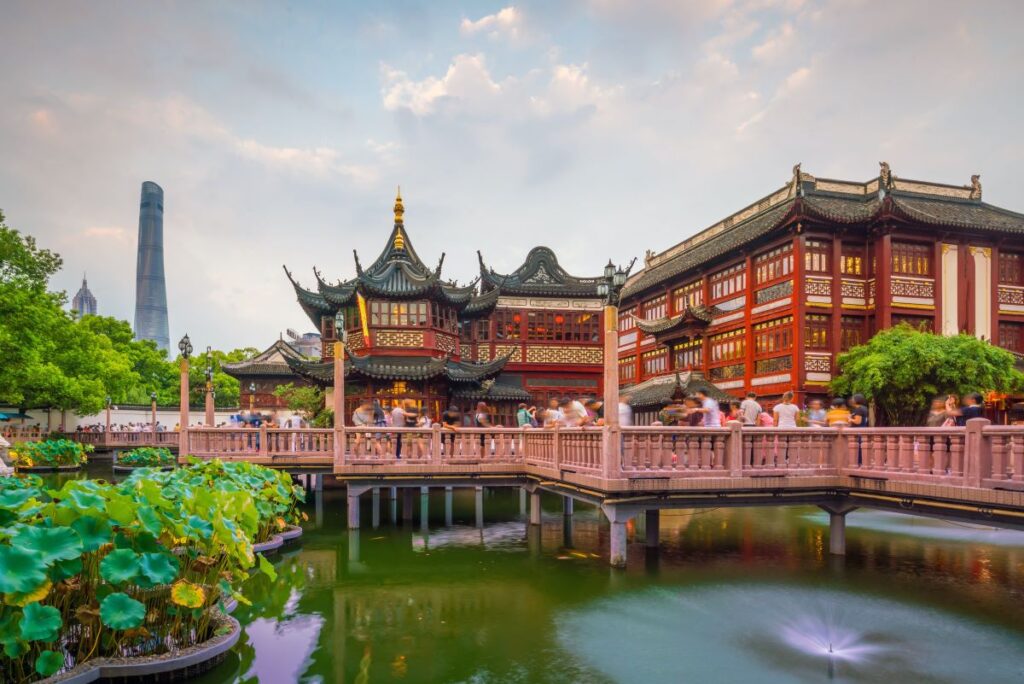 Yuyuan Gardens in Shanghai, overlooking the temple and pond are the perfect place to celebrate Lunar New Year 2024 - Luxury Escapes