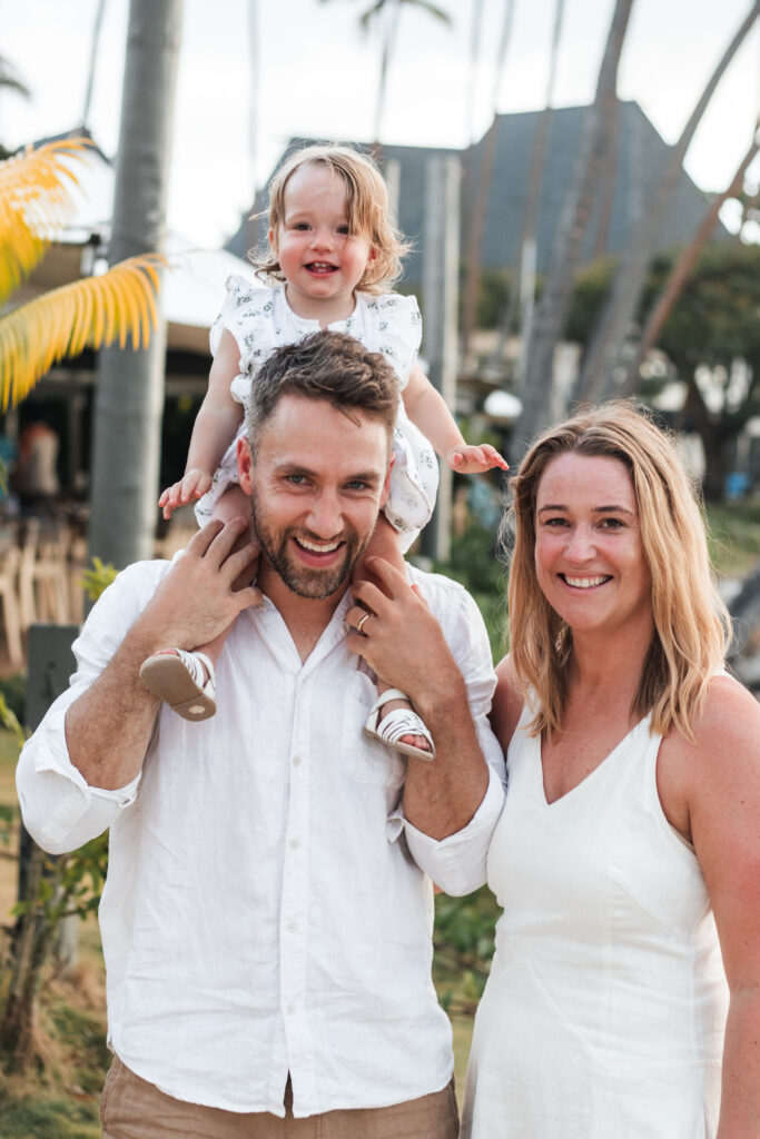 A family portrait in Fiji by Travelshoot  to show how a Travel Shoot photo shoot works - Luxury Escapes