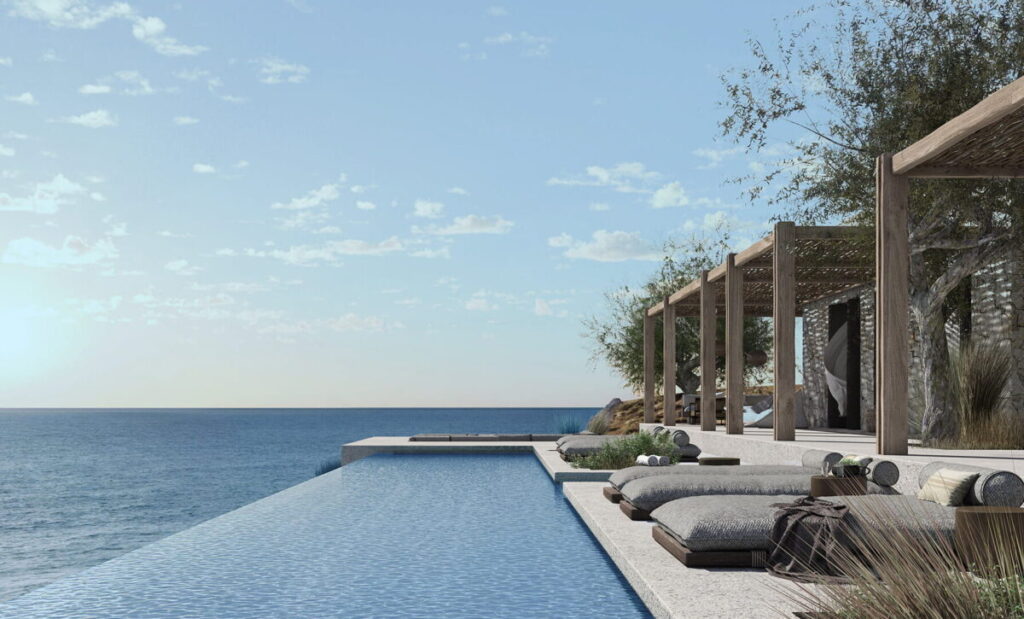 Artist's impression of Gundari Resort in Greece - Luxury Escapes